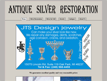 Tablet Screenshot of antiquesilverrestorationshop.com